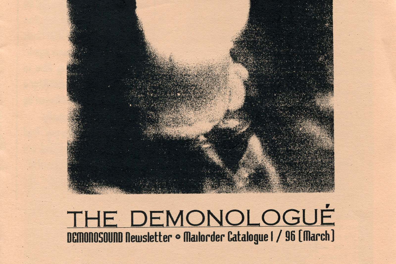 DEMONOLOGUÃ‰ â€“ Demonosound Newsletter 1/96 (March)