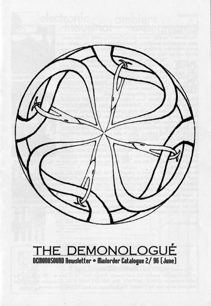 DEMONOLOGUÃ‰ â€“ Demonosound Newsletter 2/96 (June)